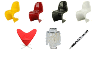 //ヴェルナーパントンチェアー//ハートコーンチェアー//照明ランプ ファンシェルランプ//ボールペン//