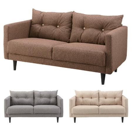 一人暮らしにぴったりのコンパクトでおしゃれな2人掛けソファ