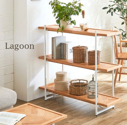 おしゃれでかわいいシェルフ・ラック